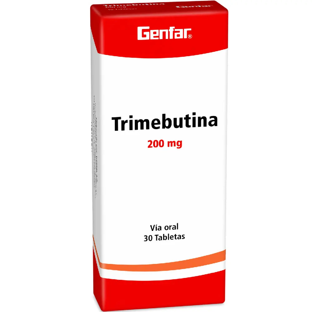 Trimebutina 200 Mg (Genfar) Caja X 30 Tab (Trimebutina) – Droguerías