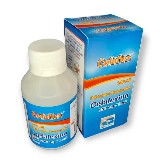 Cefaflex 250 Mg (Cefalexina9) Susp Frasco X 250 Ml