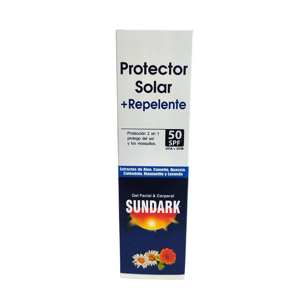 Protector Solar Sundark+Repelente Spf50 120Gr