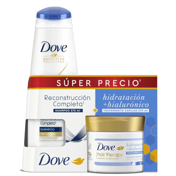 Champu Dove Recon Comp 370Ml+Trat Cap 270Ml