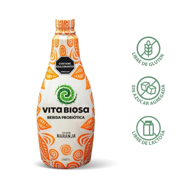 Bebida Probiotica Vita Biosa Naranja 1 Litro