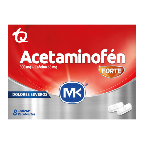 Acetaminofen Forte (Mk) Caja X 8 Tab