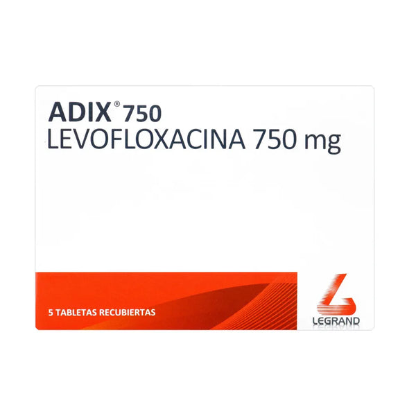 Adix 750 Mg Caja X 5 Tab (Levofloxacina)