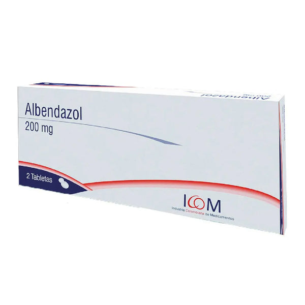 Albendazol 200 Mg 2 Tbs Icom Mq (Albendazol)