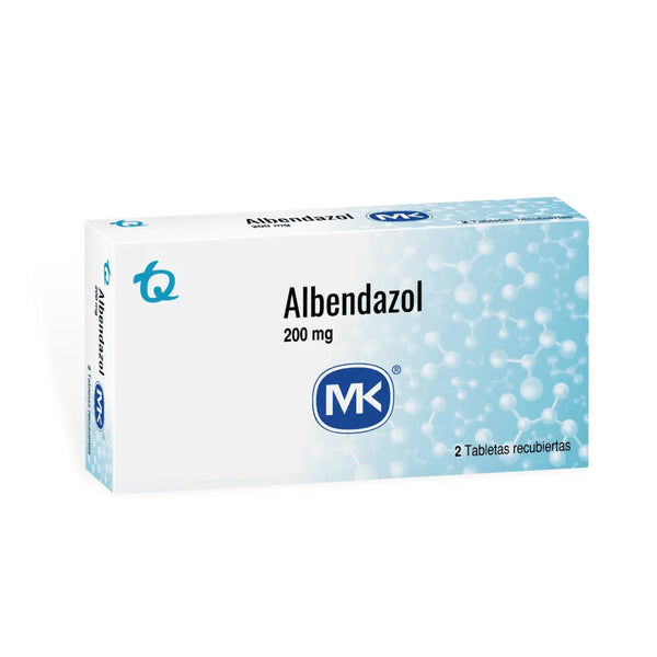 Albendazol 200 Mg (Mk) Caja X 2 Tab (Albendazol)
