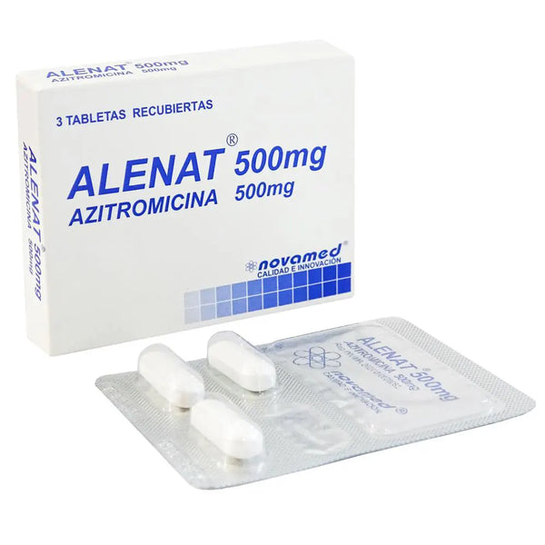 Alenat 500Mg Caja X 3 Tab (Azitromicina)