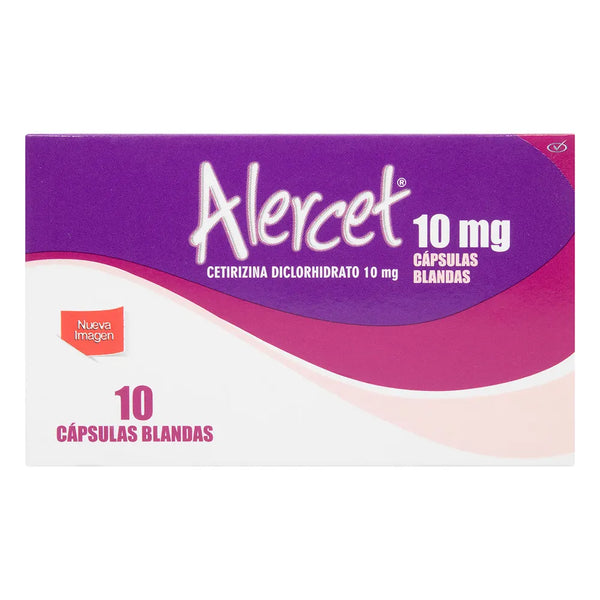 Alercet 10 Mg Caja X 10 Cap (Cetirizina)