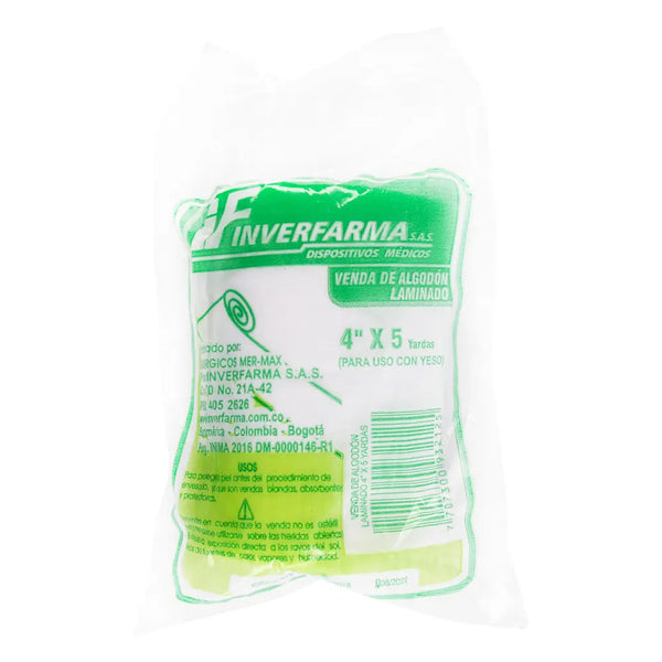 Algodon Laminado 4 X 5 (Inverfarma) Und X 1.00 Und
