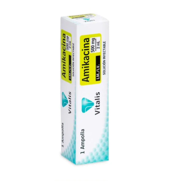 Amikacina 500 Mg/2 Ml I.M./I.V. (Vitalis) Caja X 1 Amp (Amikacina)