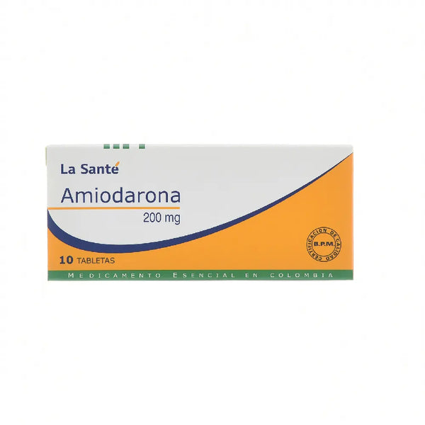 Amiodarona 200 Mg (La Sante) Caja X 10 Tab (Amiodarona)