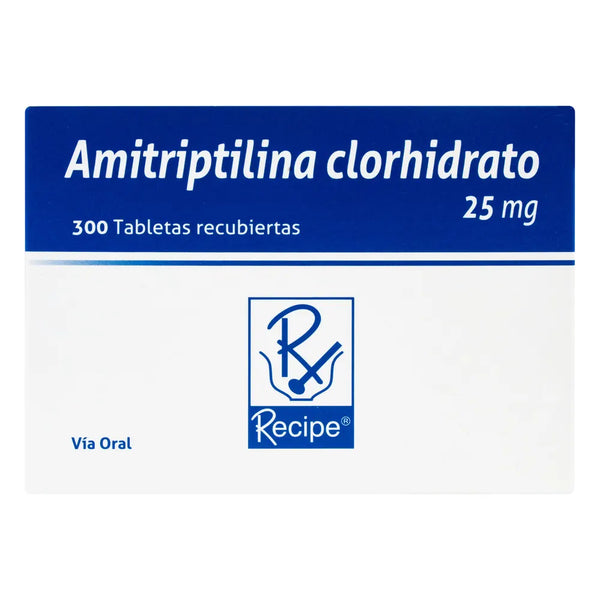 Amitriptilina Clorhidrato 25 Mg Tableta X 300 Und (Amitriptilina)