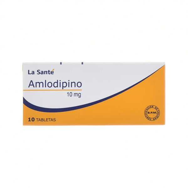 Amlodipino 10 Mg (La Sante) Caja X 10 Tab (Amlodipino)