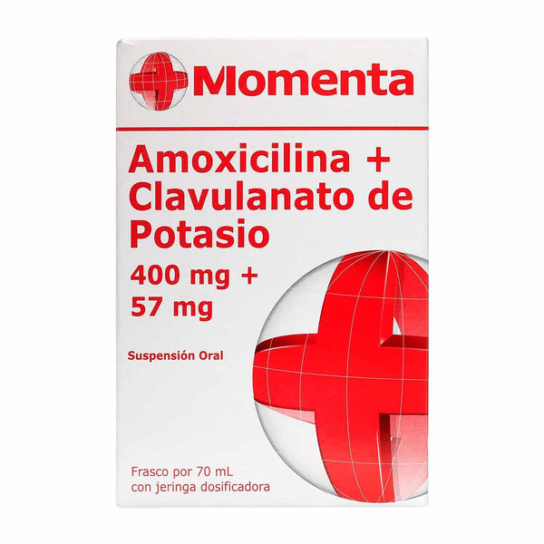 Amoxicilina + Calvulanato De Potasio 40 Mg 57 Mg Frasco X 70 Und (Amoxicilina+Acido Clavulánico)