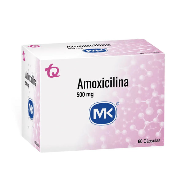 Amoxicilina 500 Mg (Mk) Caja X 60 Cap (Amoxicilina)