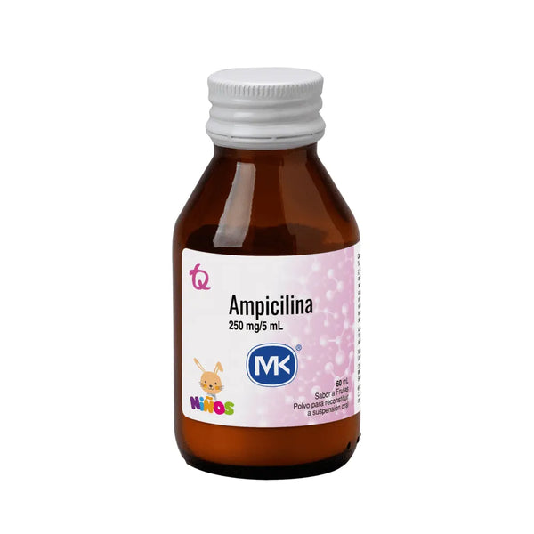 Ampicilina 250 Mg (Mk) Frasco X 60 Ml (Ampicilina)