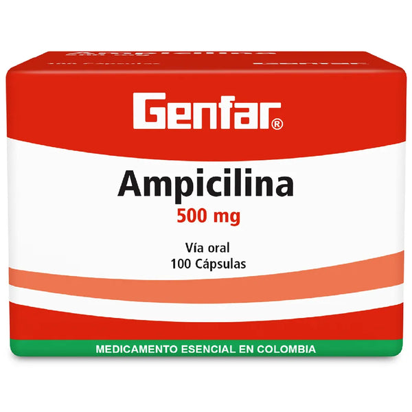 Sobre x 10 Capsula Ampicilina 500 Mg (Genfar)