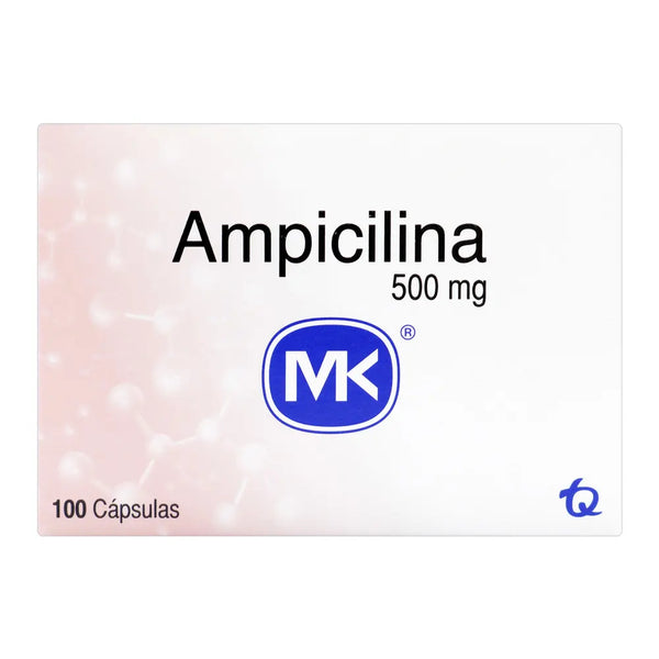 Ampicilina 500 Mg (Mk) Caja X 100 Tab (Ampicilina)