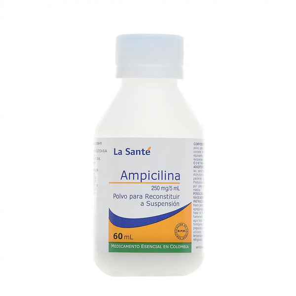 Ampicilina Suspension 250 Mg (La Sante) Frasco X 60 Ml (Ampicilina)