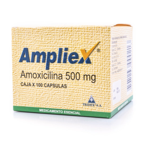 Ampliex 500 Mg (Amoxicilina) x 100 Capsulas