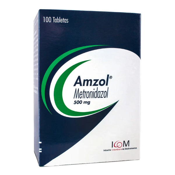 Sobre x 10 Capsula Amzol (Metronidazol) 500 Mg 100 Tabletas
