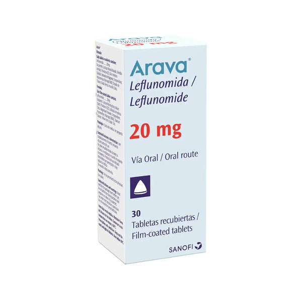 Arava 20 Mg Caja X 30 Tab (Leflunomida )