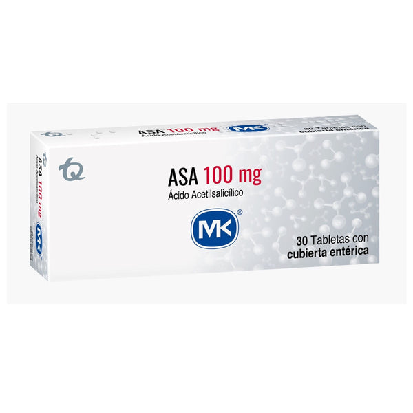 Asa 100 Mg 30 Tbs Mk