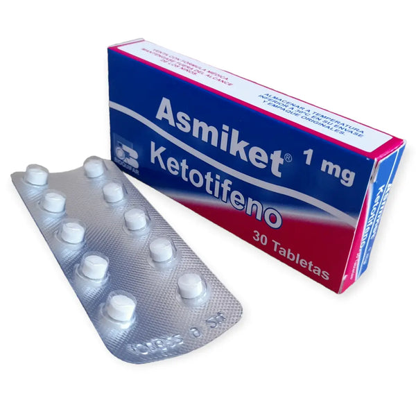 Asmiket 1 Mg(Ketotifeno) Tableta X 30 Und