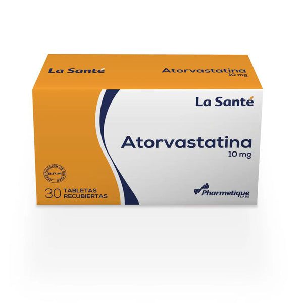 Atorvastatina 10 Mg (La Sante) Caja X 30 Tab (Atorvastatina)