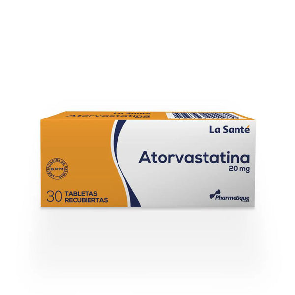 Atorvastatina 20 Mg (La Sante) Caja X 30 Tab (Atorvastatina)