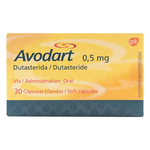 Avodart 0.5 Mg Caja X 30 Cap (Dutasterida )