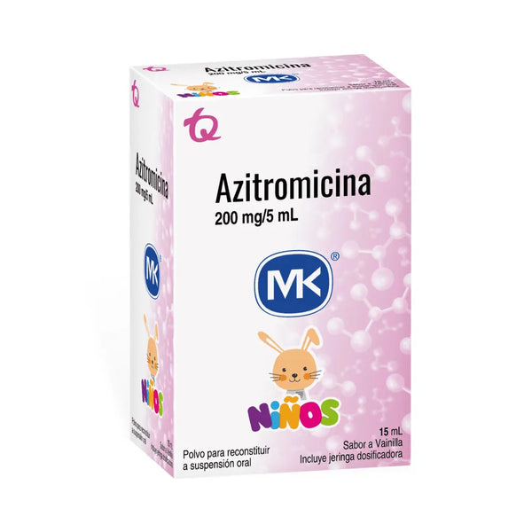 Azitromicina 200Mg/5Ml (Mk) Frasco X 15 Ml (Azitromicina)