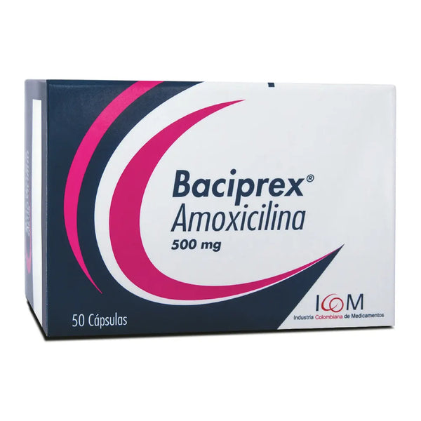 Baciprex 500 Mg 50 Cap Icom (Amoxicilina)