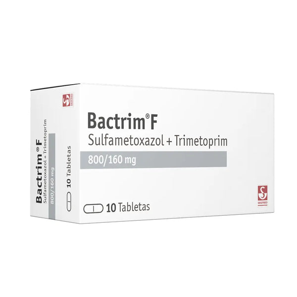 Bactrim-F 800/160 Mg Caja X 10 Tab (Trimetoprima - Sulfametoxazol)
