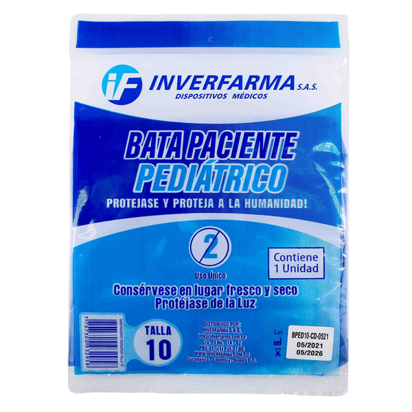 Bata Pac Azul Ped Man Larg T 10 Inverf