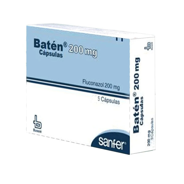 Baten 200 Mg Caja X 5.00 Cap (Fluconazol)