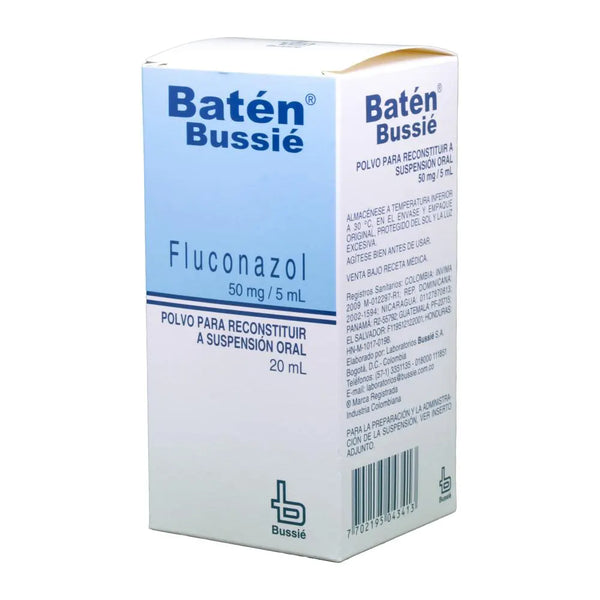 Baten 50 Mg/5 Ml Frasco X 20.00 Ml (Fluconazol)