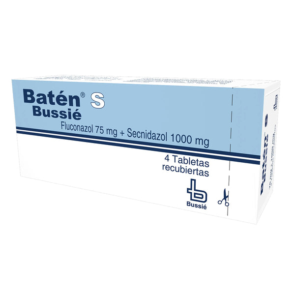 Baten S 75/1000 Mg Caja X 4 Tab (Fluconazol - Secnidazol)