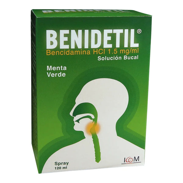 Benidetil 1.5Mg Ment 120 Ml Spr Icom (Bencidamina)