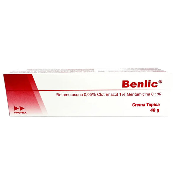 Benlic 40 Gr Tubo X 40 Grs (Clotrimazol - Betametasona - Gentamicina)