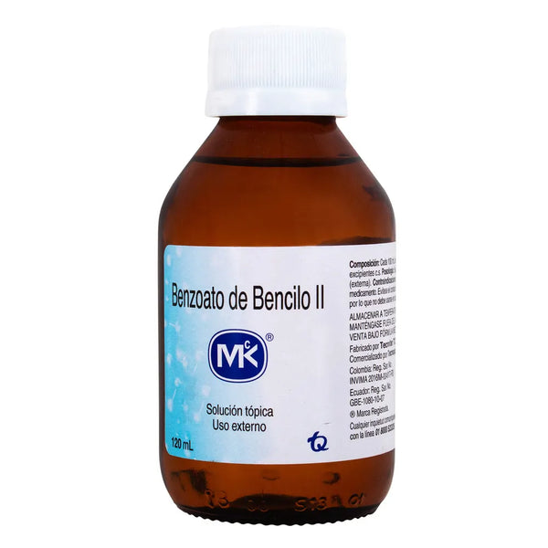 Benzoato De Bencilo Mk Frasco X 120 Ml (Benzoato)