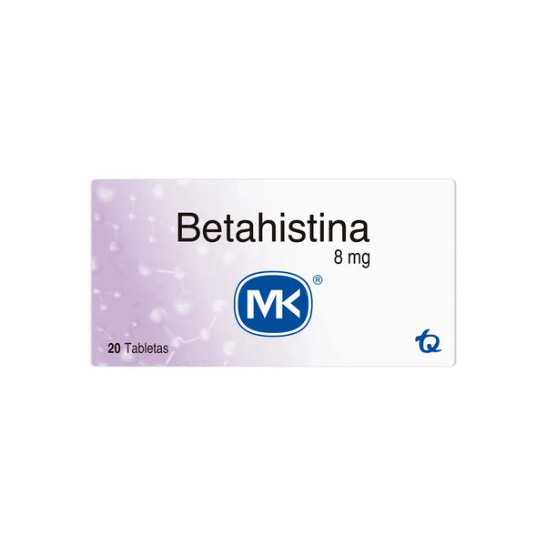 Betahistina 8 Mg (Mk) Caja X 20 Tab (Betahistina)
