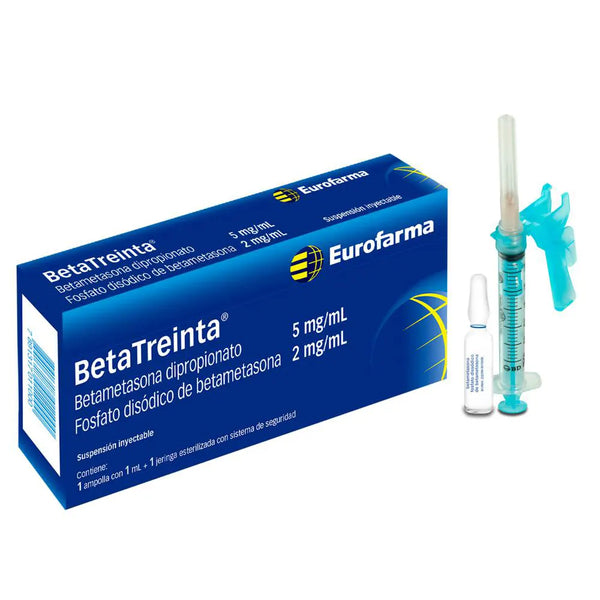 Betatreinta 5Mg/2Mg Caja X 1 Amp (Betametasona)