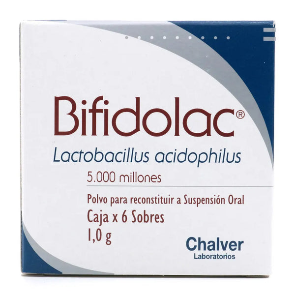 Bifidolac 170 Mg Caja X 6 Sob (Lactobacillus Acidophilus)