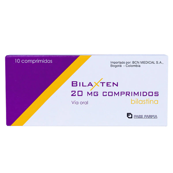 Bilaxten 20 Mg (Bilastina) Caja X 10 Comprimido (Bilastina)