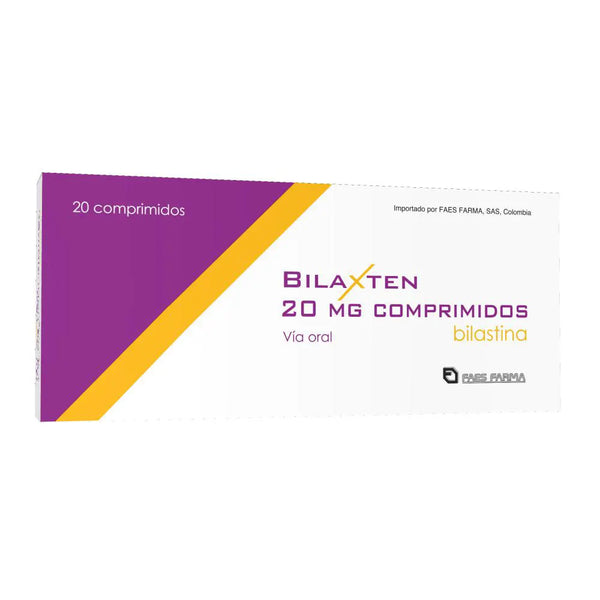 Bilaxten 20 Mg (Bilastina) Caja X 20 Comprimido (Bilastina)
