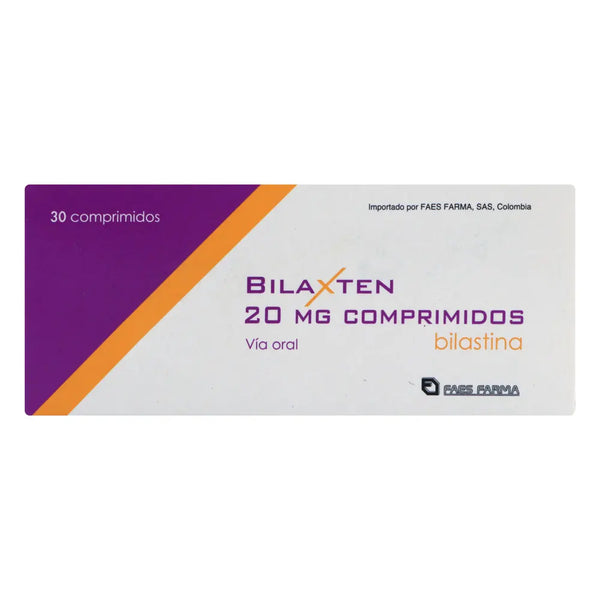 Bilaxten 20 Mg (Bilastina) Caja X 30 Comprimido (Bilastina)