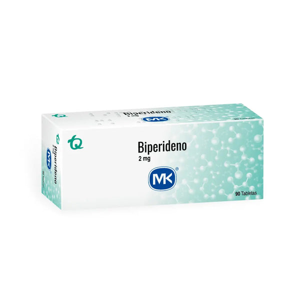 Biperideno 2 Mg (Mk) Caja X 90 Tab (Biperideno)