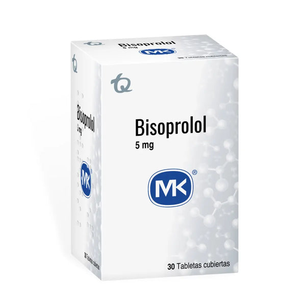 Bisoprolol 5 Mg (Mk) Caja X 30 Tab (Bisoprolol)