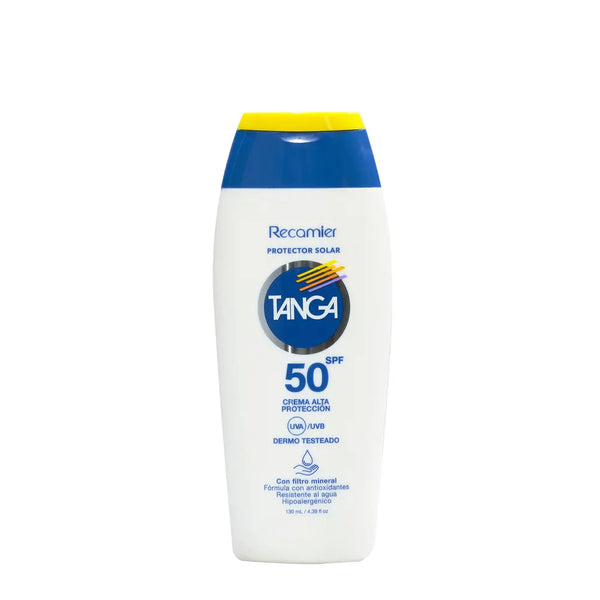 Bloqueador Tanga Spf 50 Crema 130 Ml Botella X 130 Ml