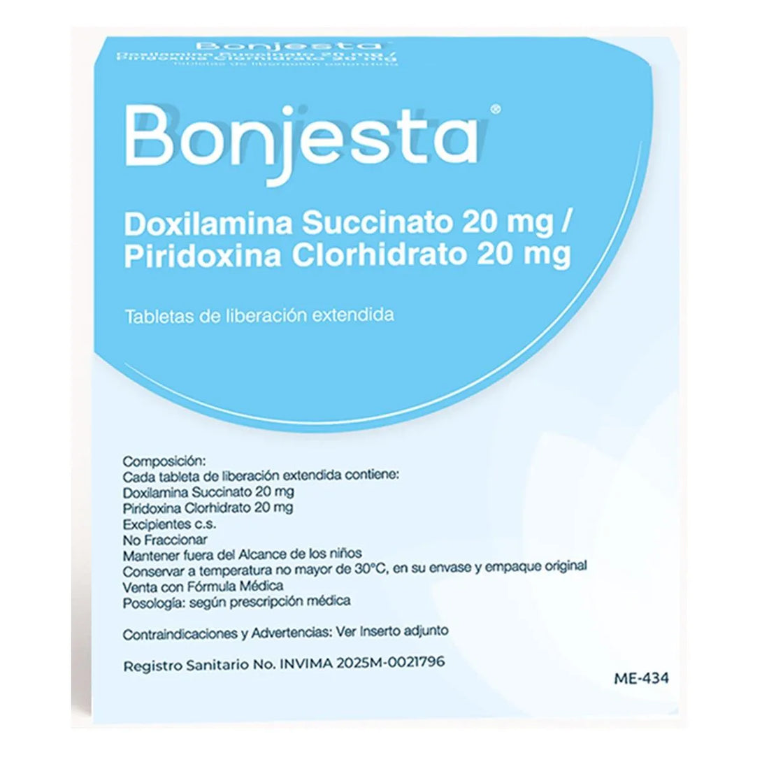 Bonjesta XR 20 20mg Exeltis Caja x 20 Tabletas – Droguerías Multifarma